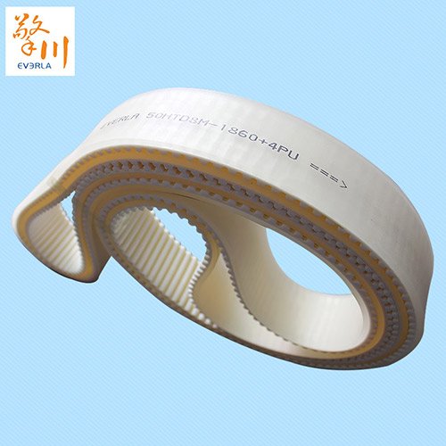 加PU膠PU同步帶，讓貼標(biāo)機(jī)夾瓶機(jī)傳動(dòng)更穩(wěn)定
